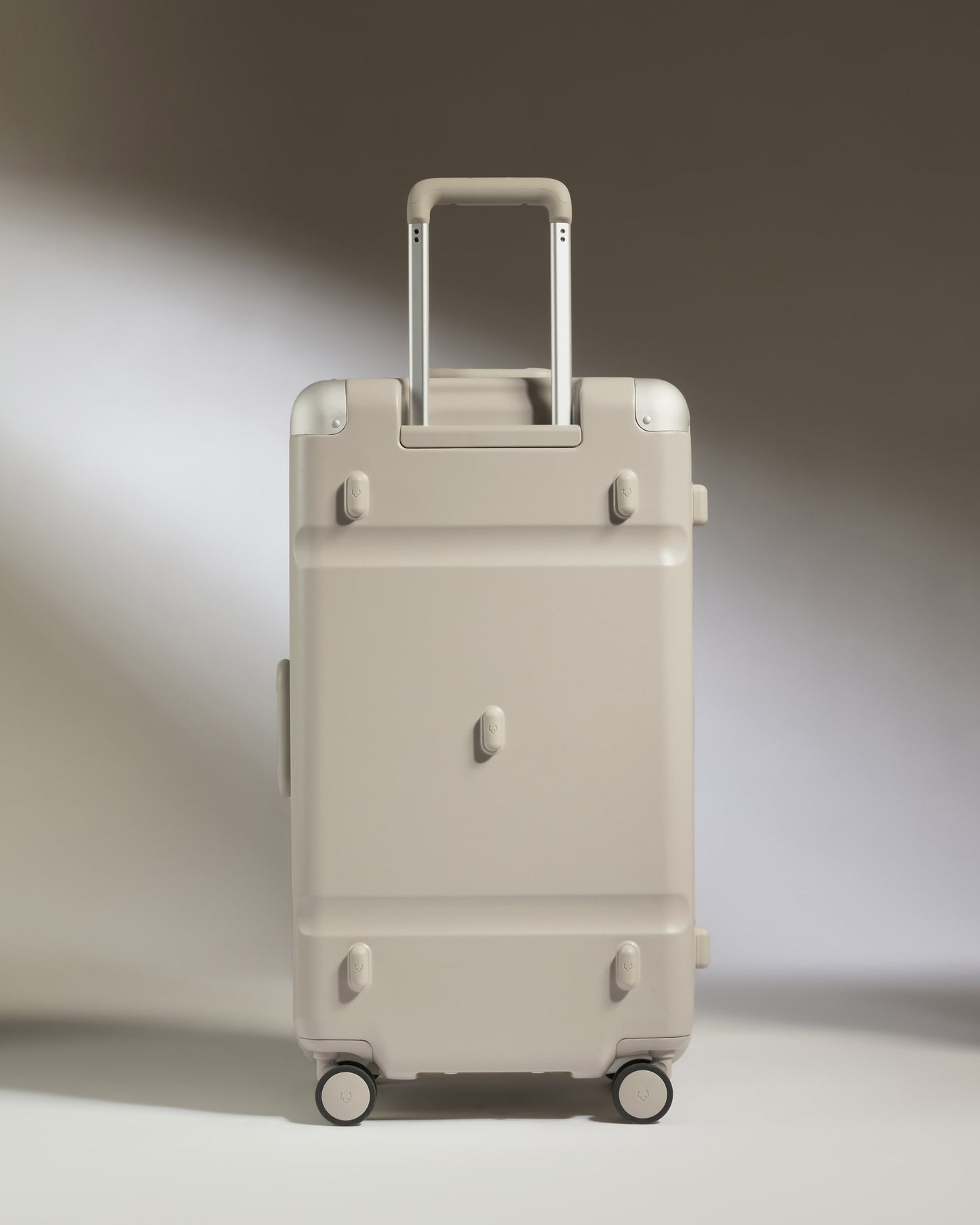 Trunk Suitcase in Sandstone - Heritage Stripe