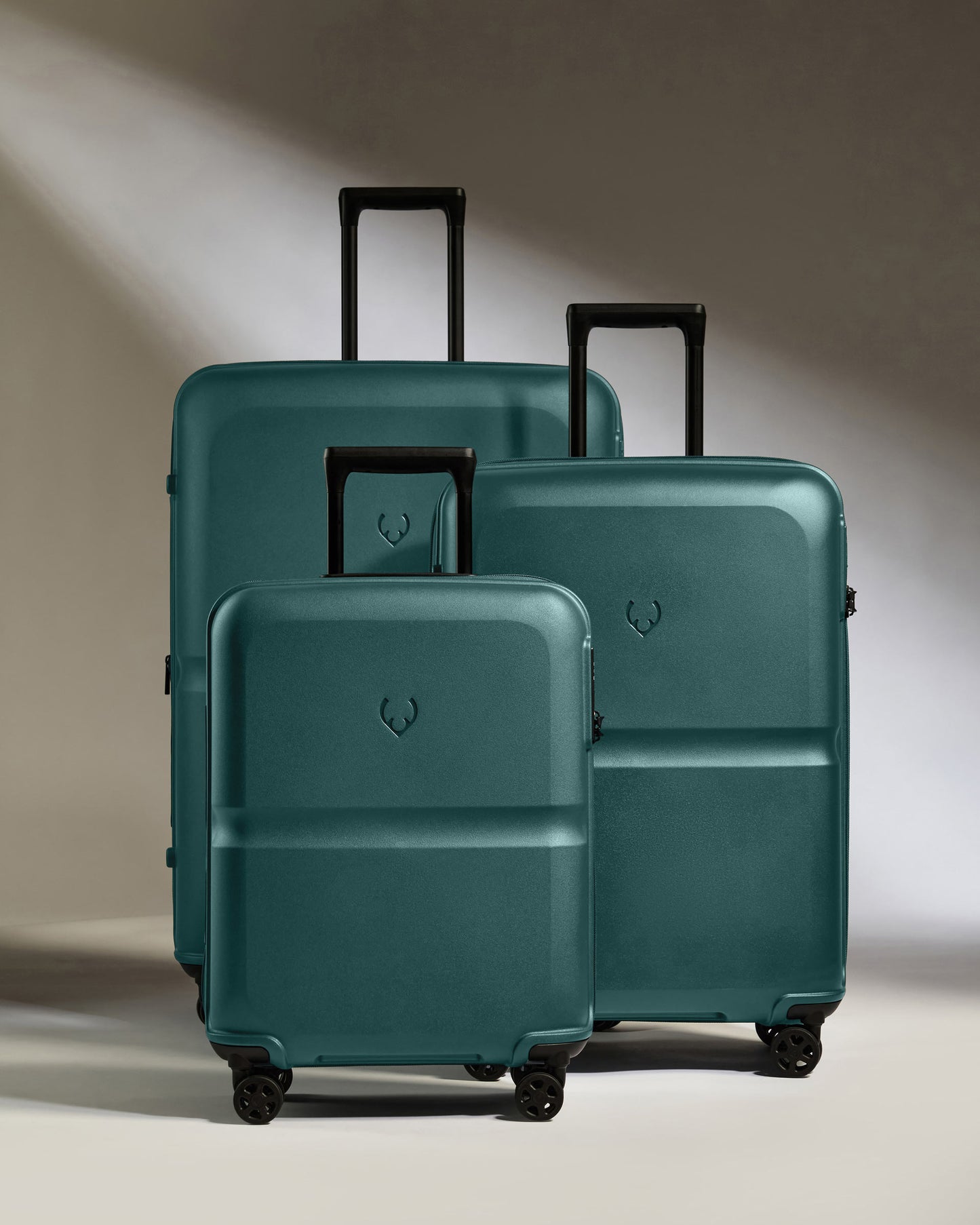 Suitcase Set in Marsh Blue - Single Stripe
