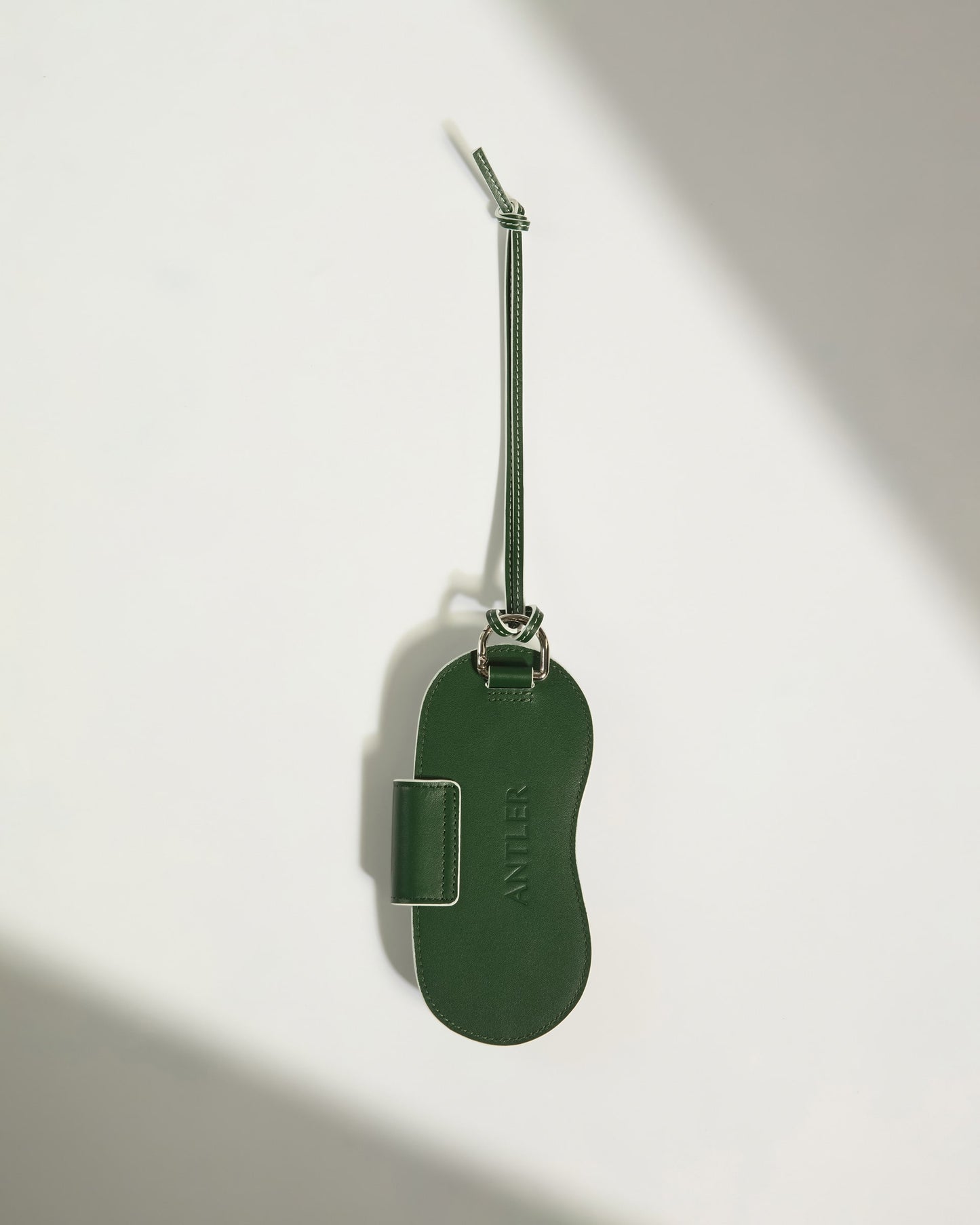 Leather Sunglasses Case in Antler Green - Summer Capsule