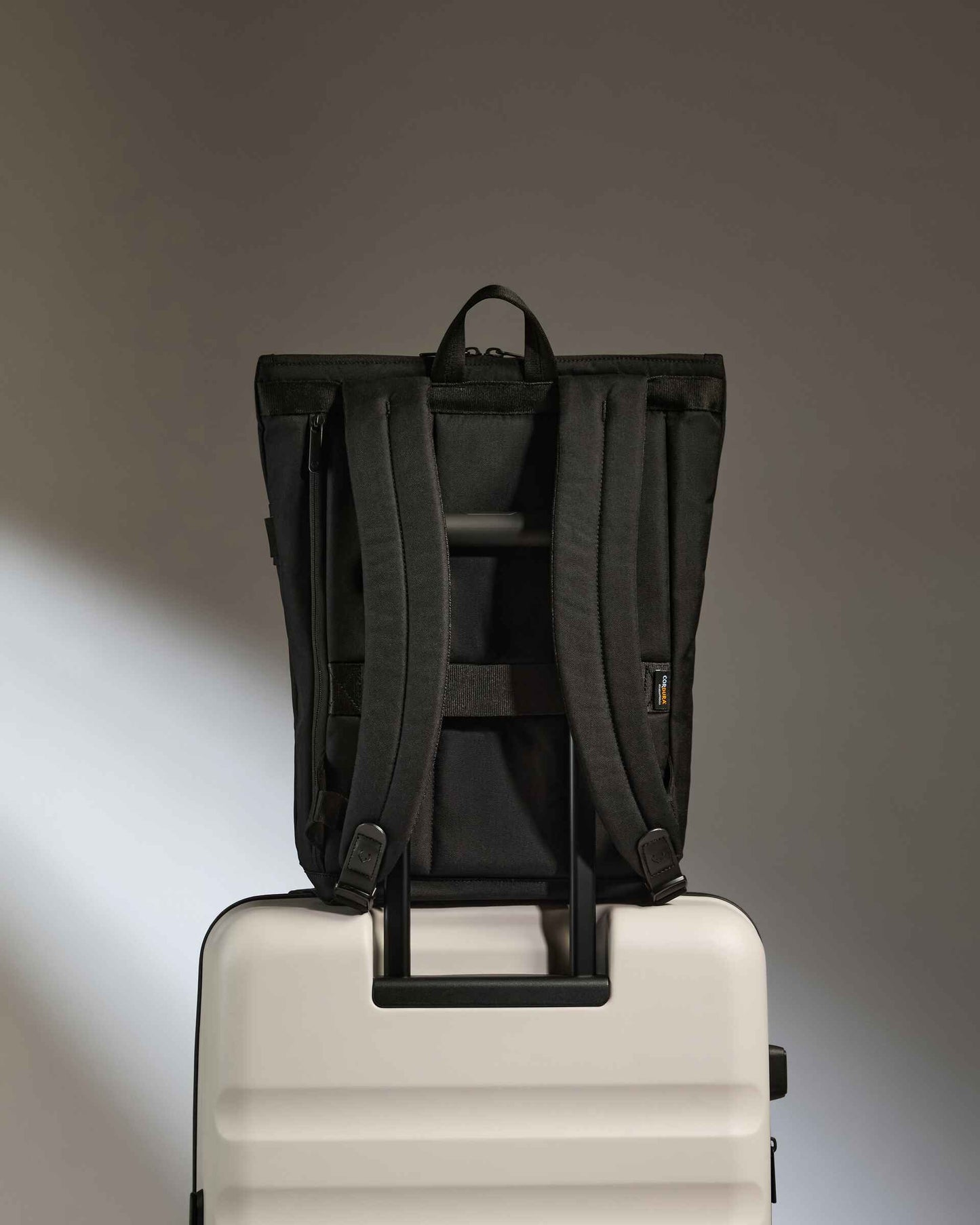 Urban Core Zip Top Backpack in Black