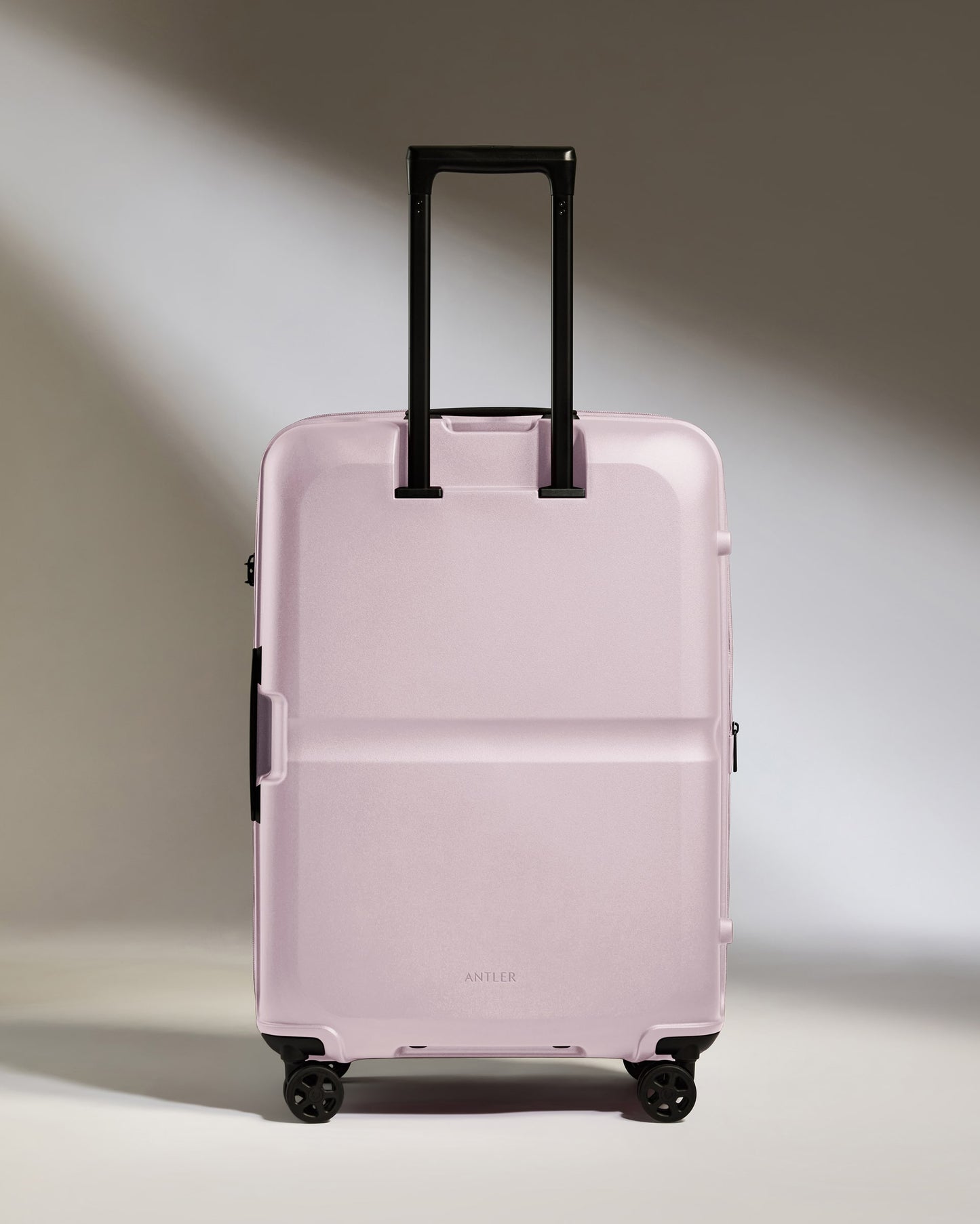 Medium Suitcase in Dusk Pink - Single Stripe