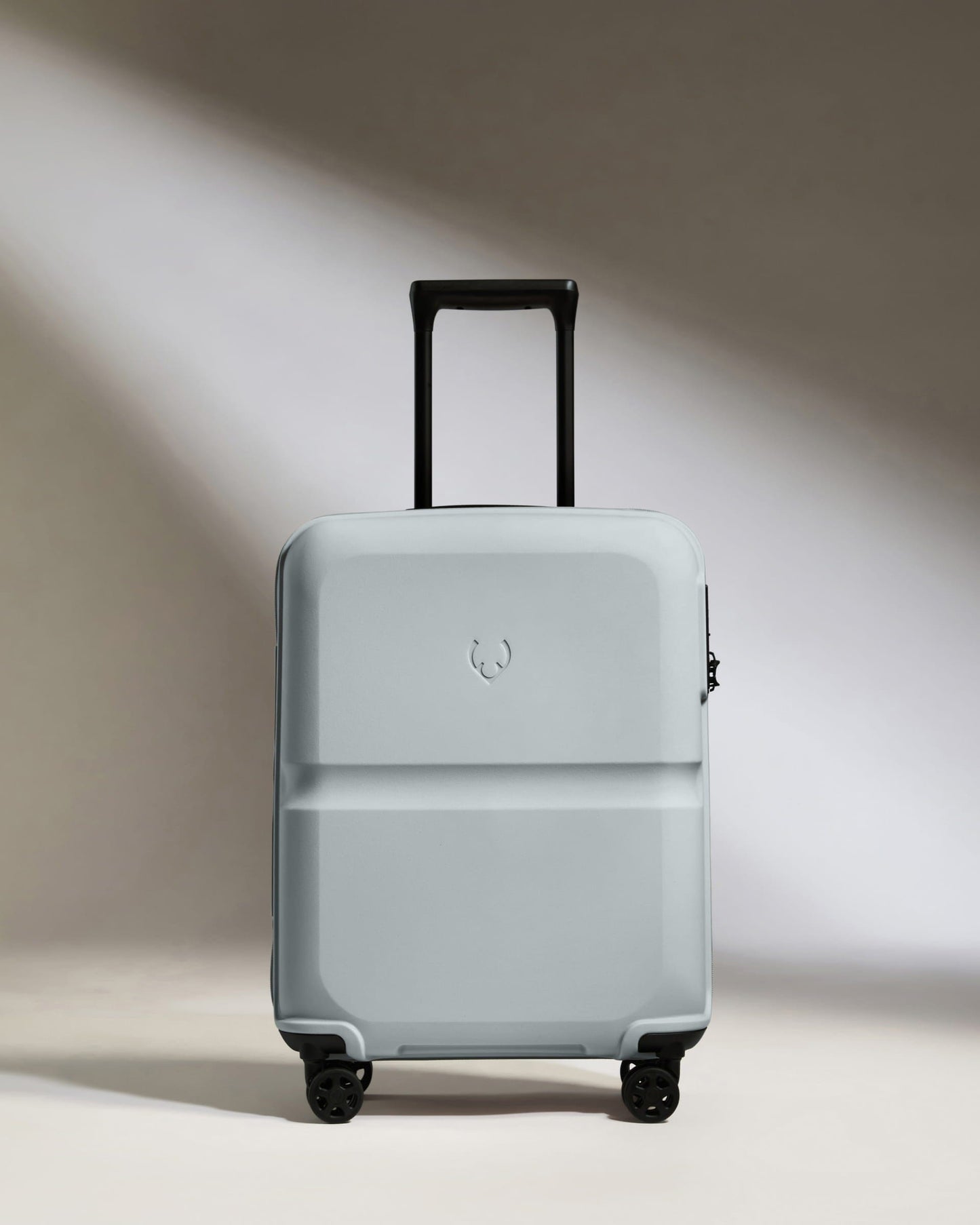 Antler Luggage - Cabin Suitcase in Salt Blue - Single Stripe - Hard Suitcase - Standard Cabin Cabin Suitcase in Salt Blue - Single Stripe | Cabin Bag & Hard Luggage