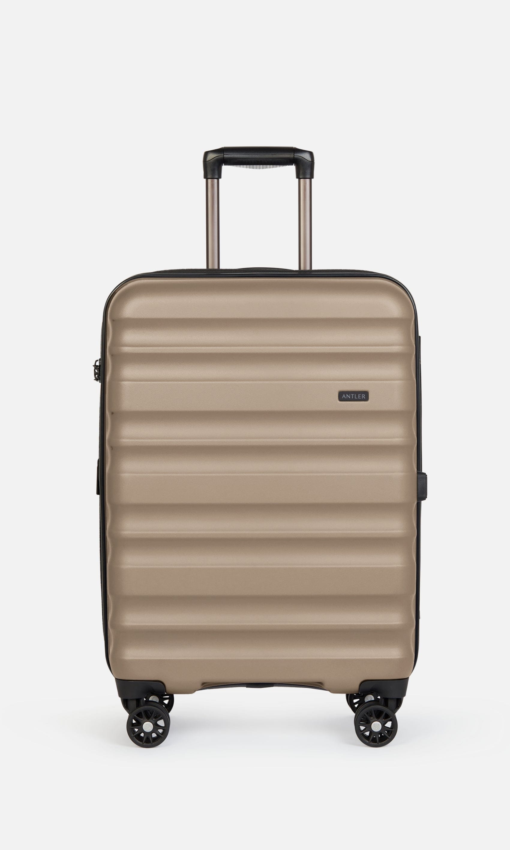 Antler Luggage -  Clifton medium in oak brown - Hard Suitcases Clifton Medium Suitcase Brown | Hard Suitcase | Antler UK