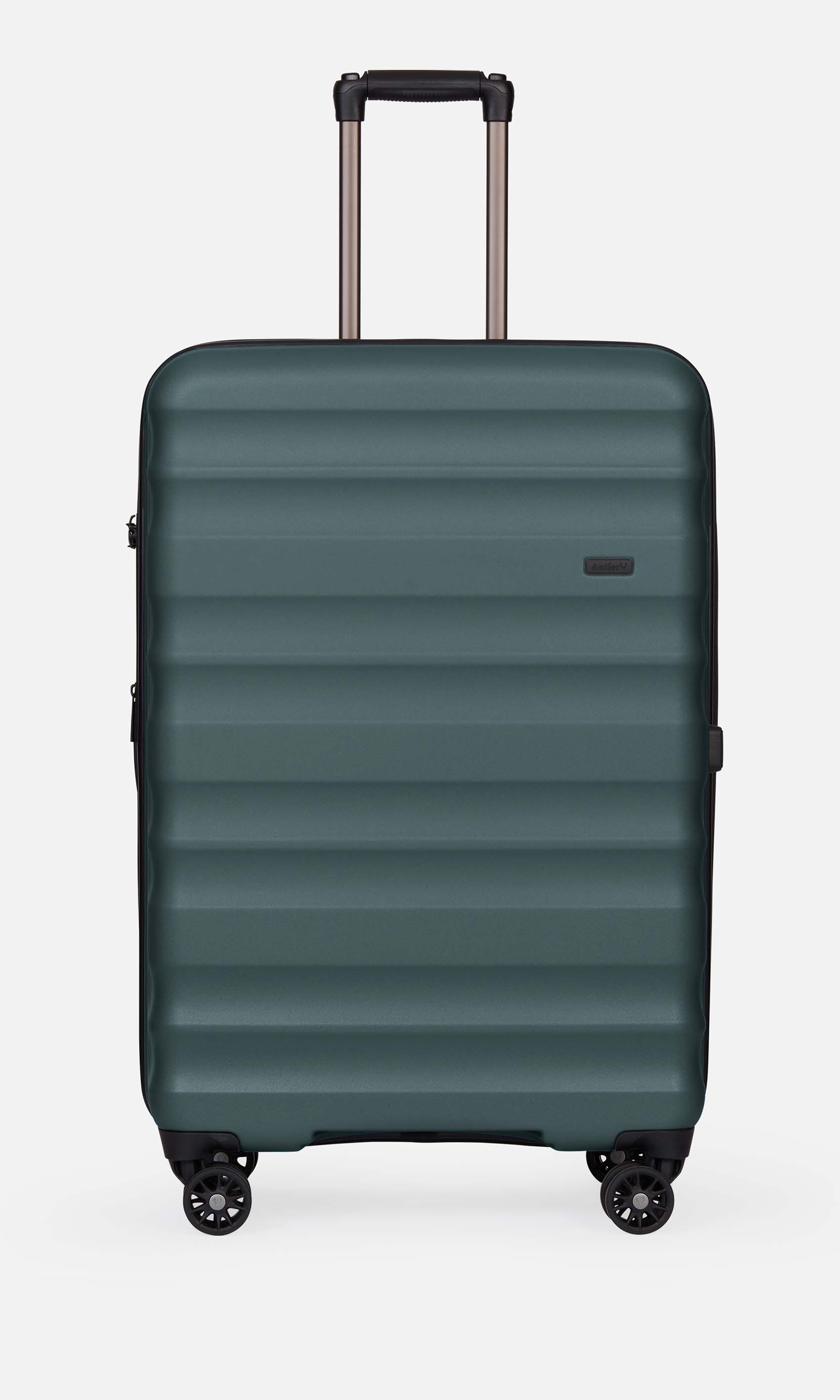 Antler Luggage -  Clifton set in sycamore - Hard Suitcases Clifton Set of 3 Suitcases Sycamore (Green) | Hard Suitcase | Antler UK