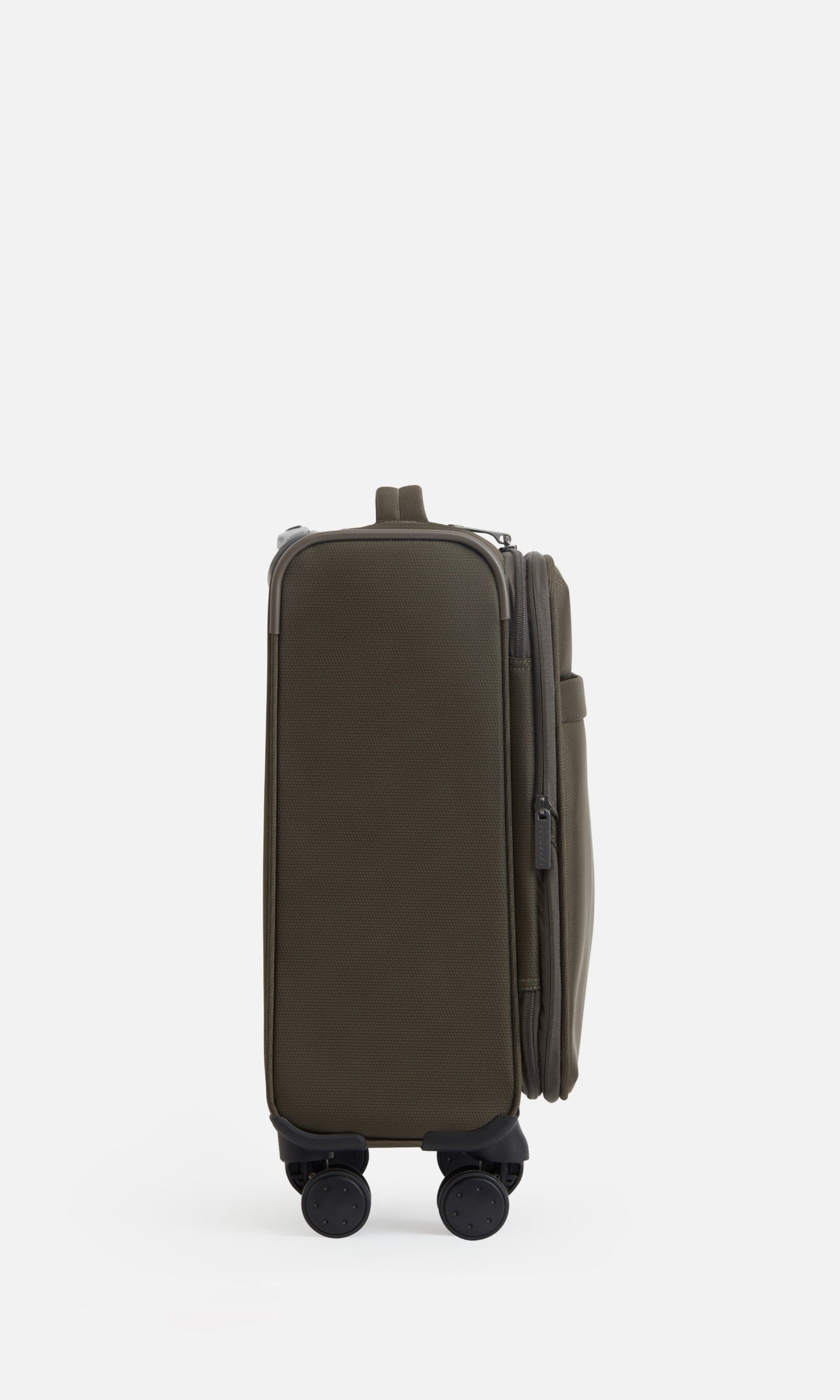 Antler Luggage -  Prestwick cabin in khaki - Soft Suitcases Prestwick Cabin Suitcase Khaki (Green) | Soft Shell Suitcase | Antler 