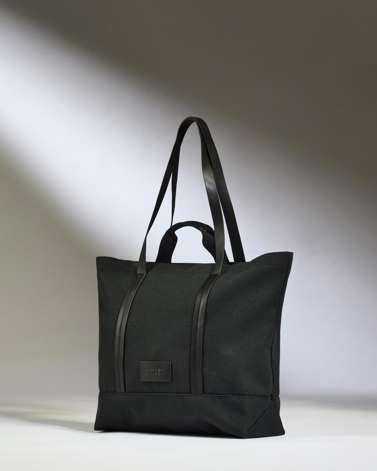 a black bag with a handle