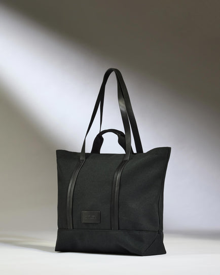 a black bag with a handle