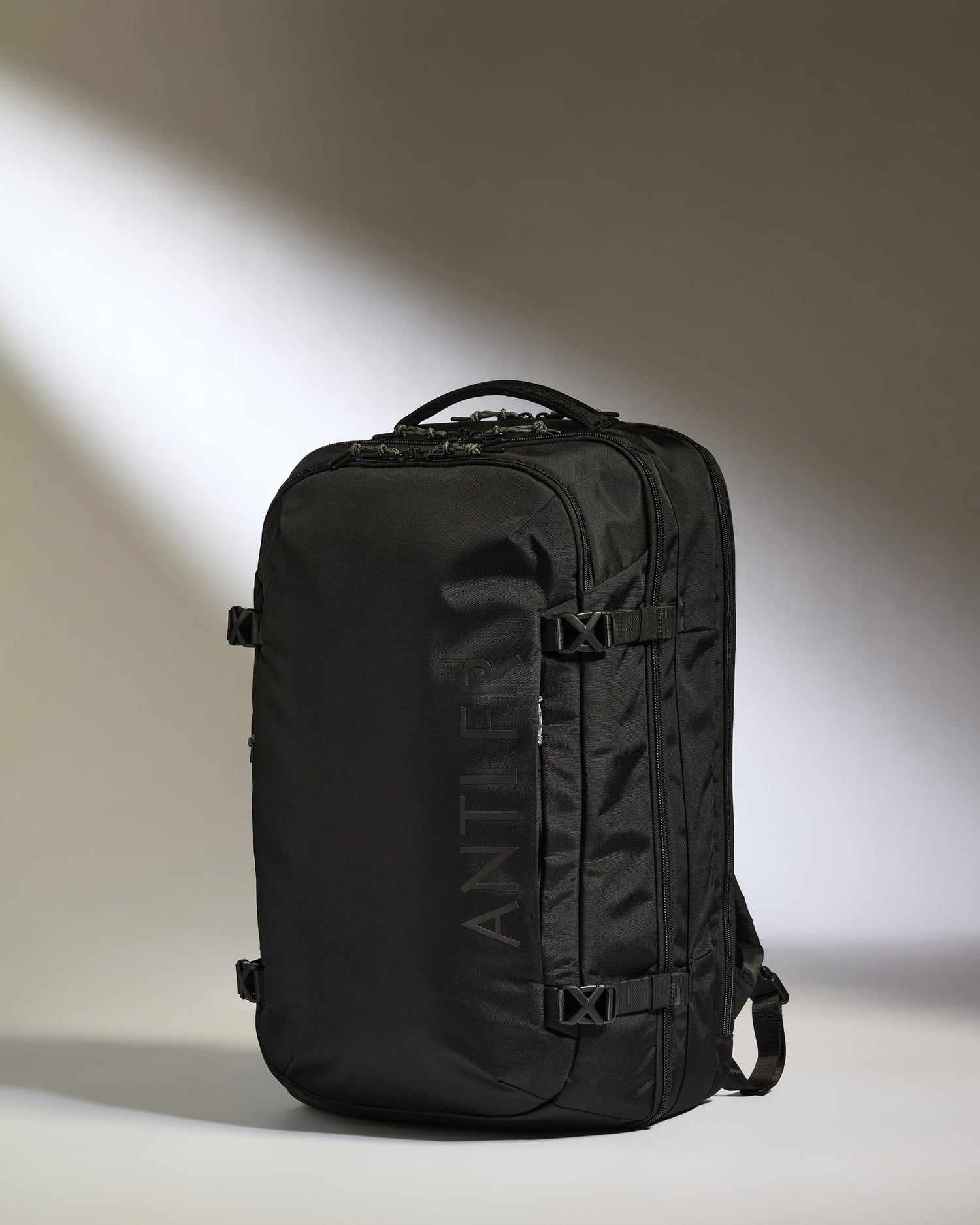 Discovery 60L Hybrid Duffle Backpack in Black