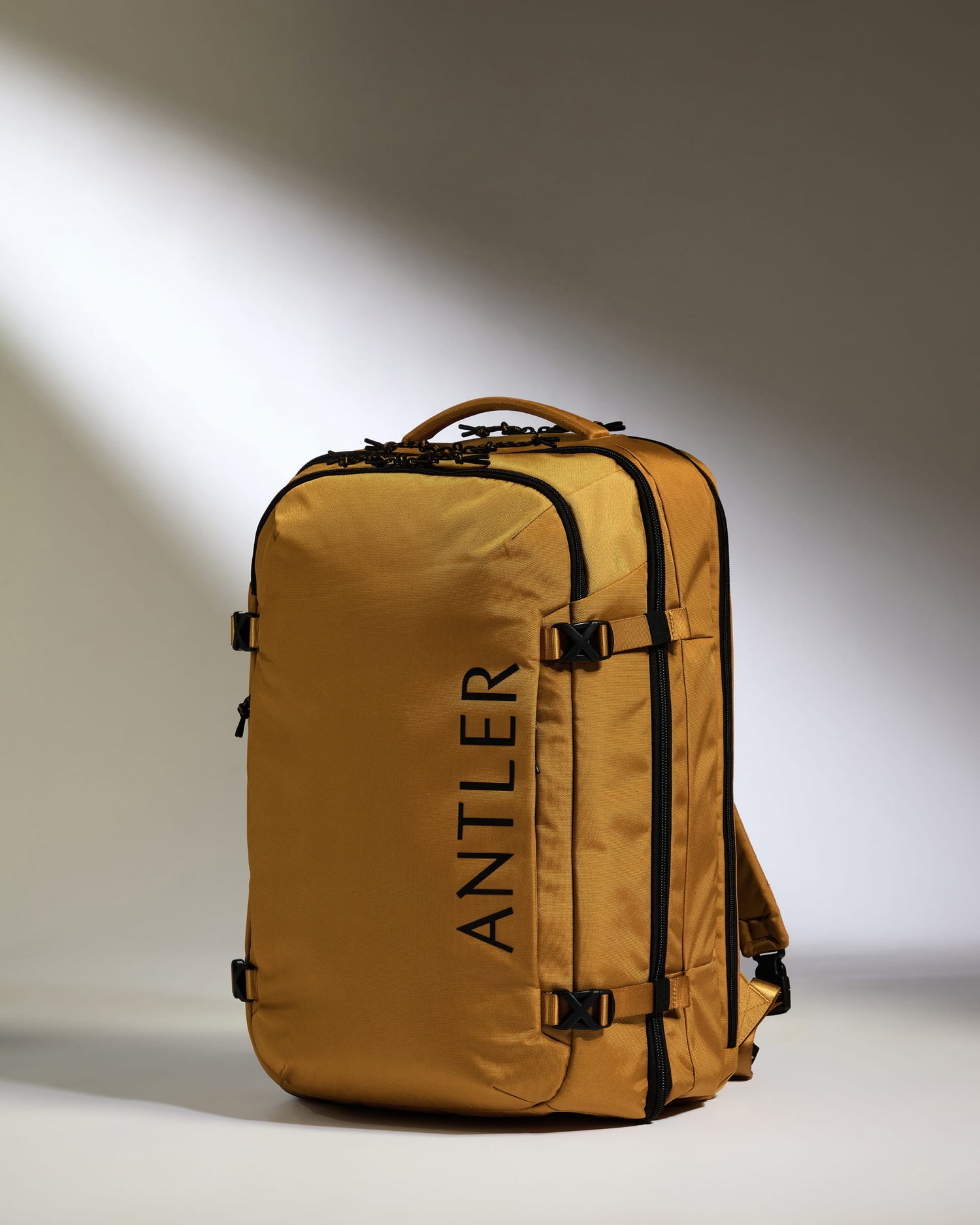 Discovery 60L Hybrid Duffle Backpack in Mustard Yellow