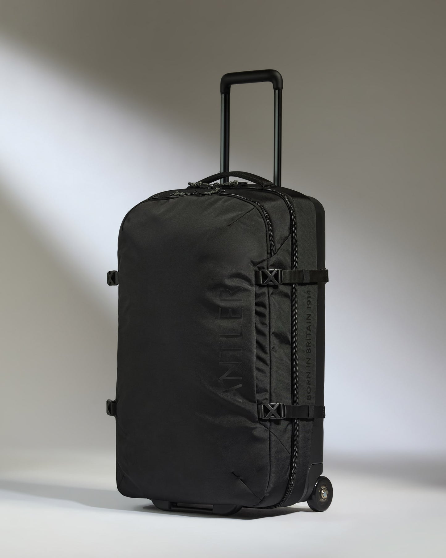Discovery Wheeled Duffel in Black