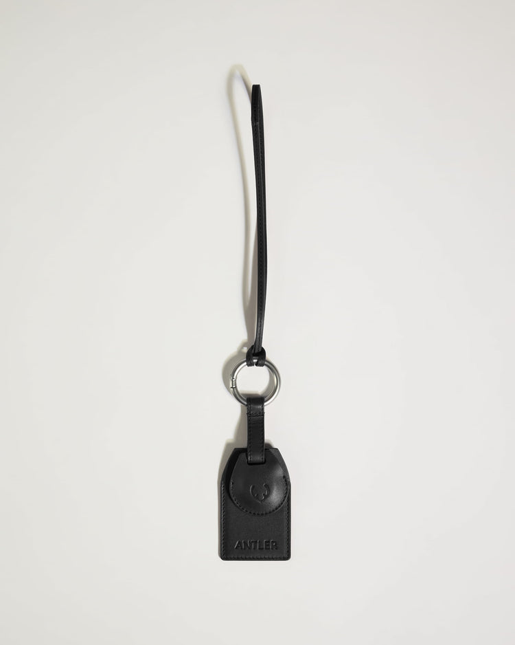 Heritage AirTag Holder & Luggage Tag in Black