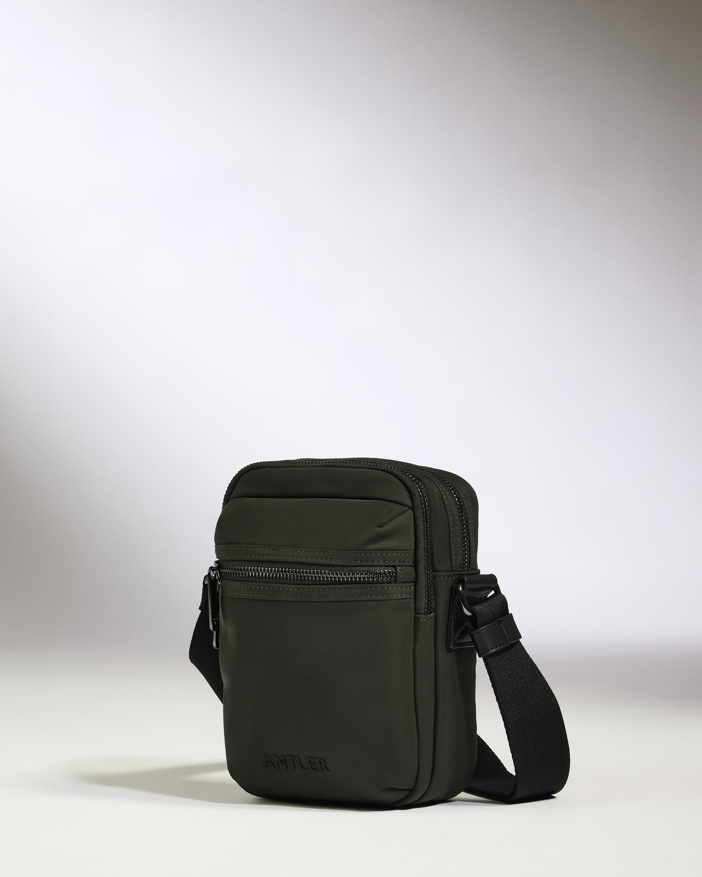 Icon Crossbody Bag in Dark Khaki Green
