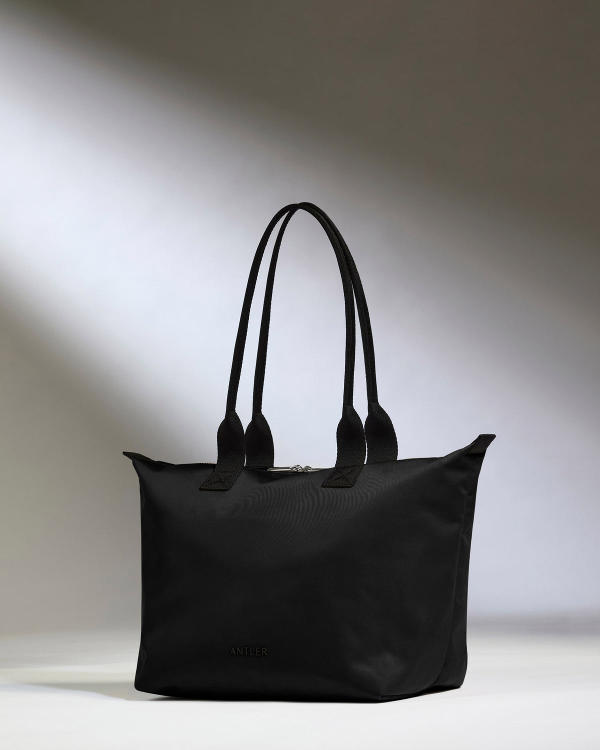 a black bag with a handle