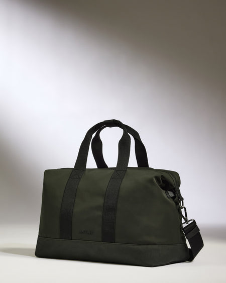 Icon Overnight Bag in Dark Khaki Green