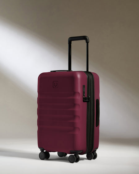 Expander Cabin Suitcase Set in Heather Purple - Icon Stripe