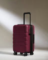 Expandable Cabin Suitcase in Heather Purple - Icon Stripe