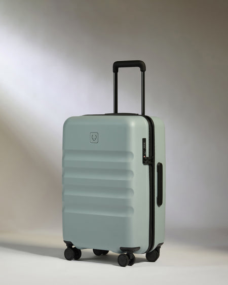 Large Cabin Suitcase Set in Mist Blue - Icon Stripe