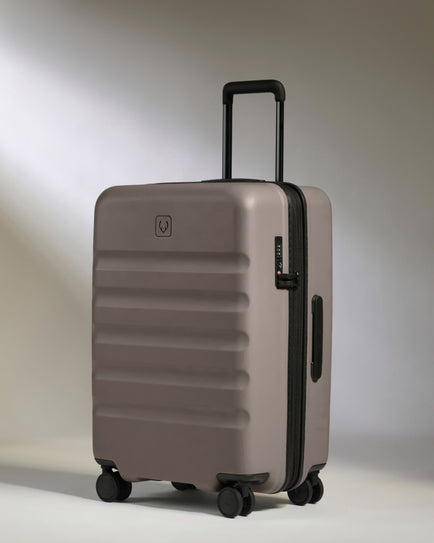Medium Suitcase in Pebble Grey - Icon Stripe