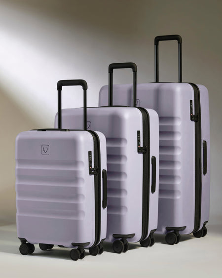 Suitcase Set in Meadow Purple - Icon Stripe