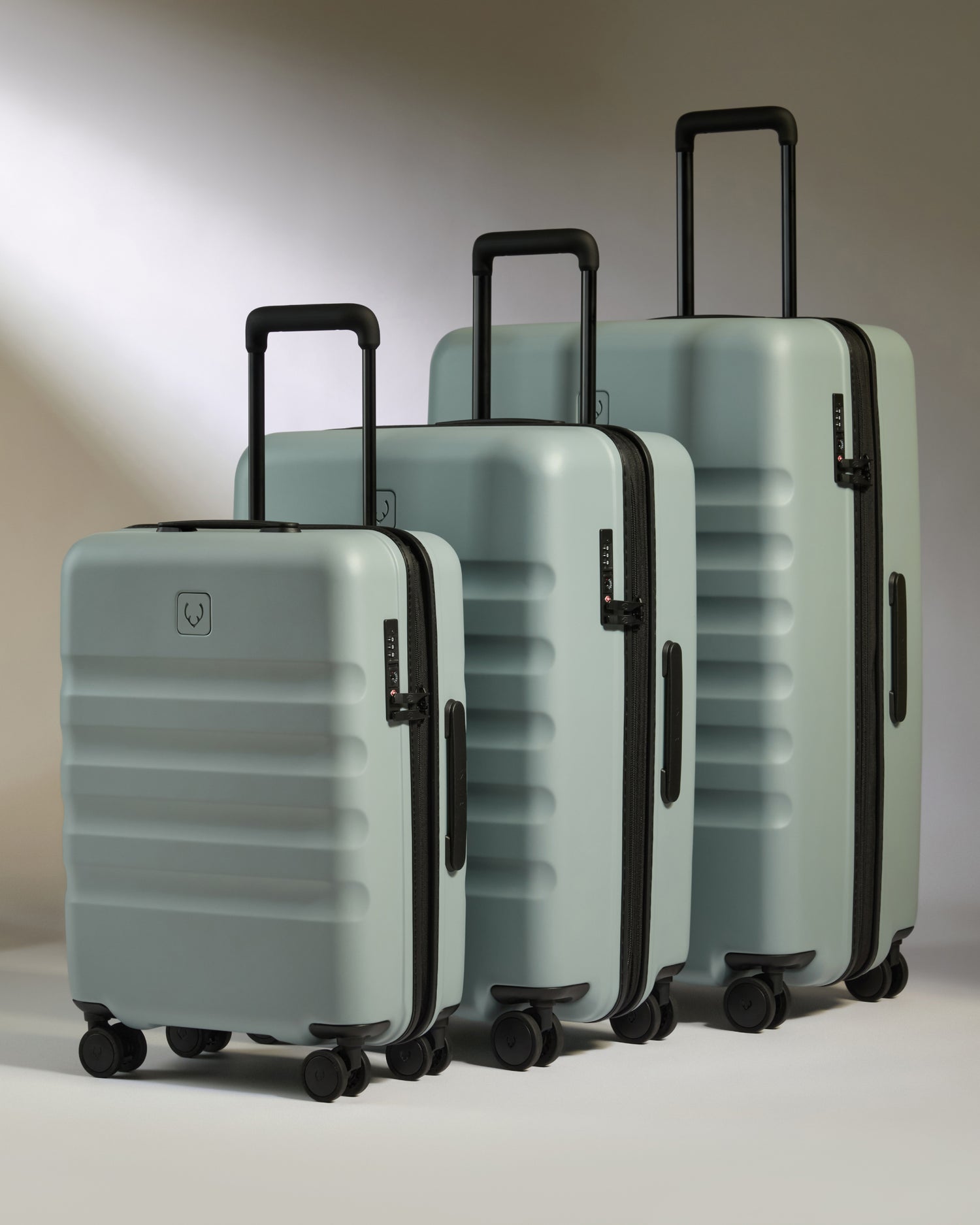 Suitcase Set in Mist Blue - Icon Stripe