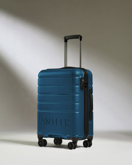 Suitcase Set in Bold Blue - Logo