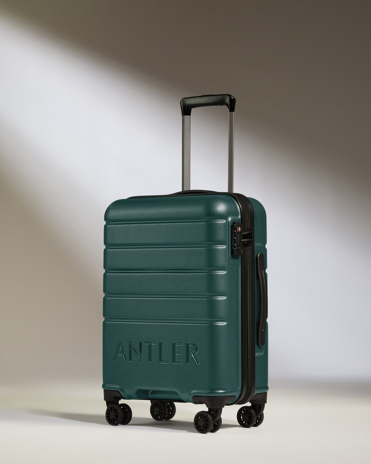 Suitcase Set in Dark Teal - Logo