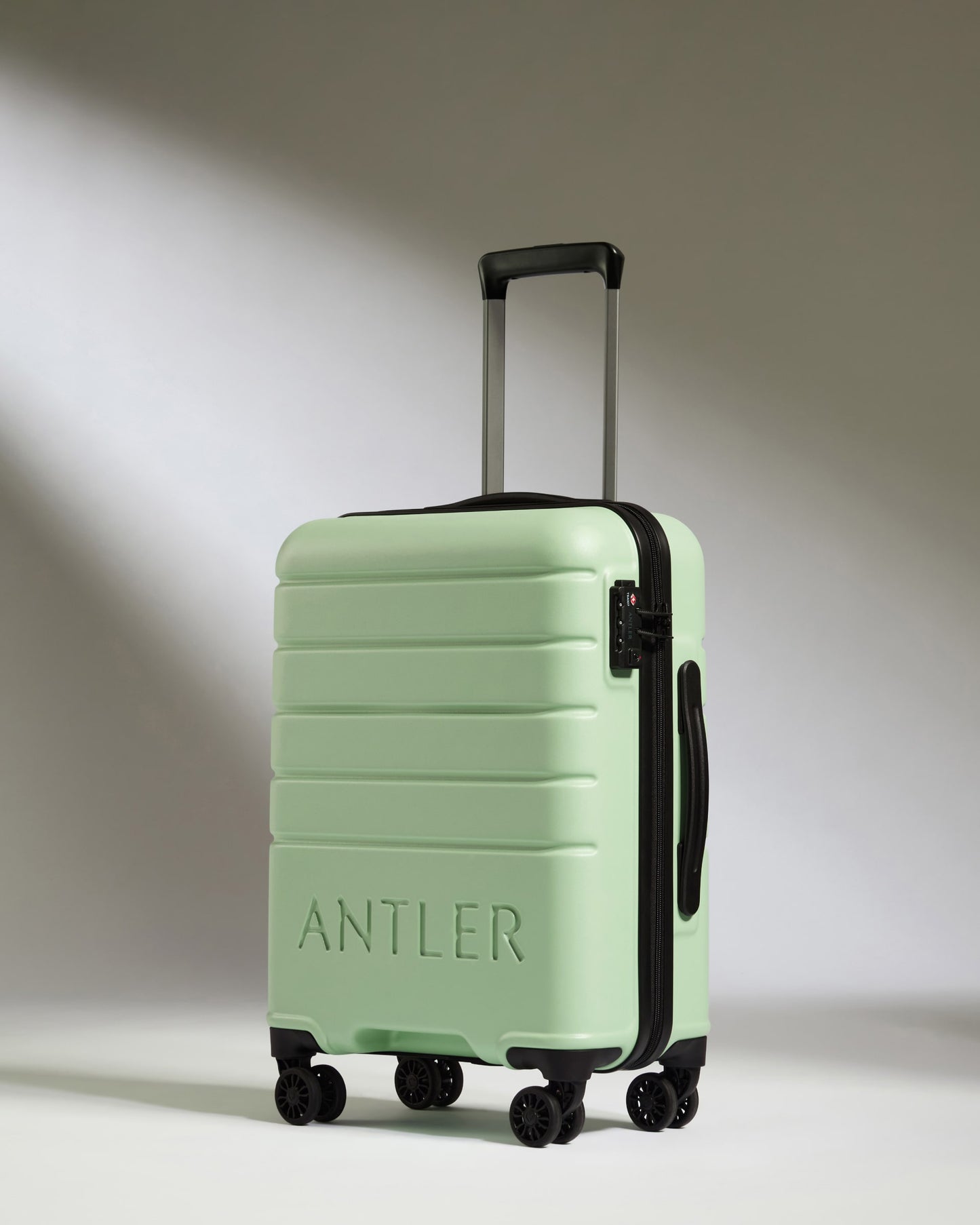 Suitcase Set in Aspen Green - Logo