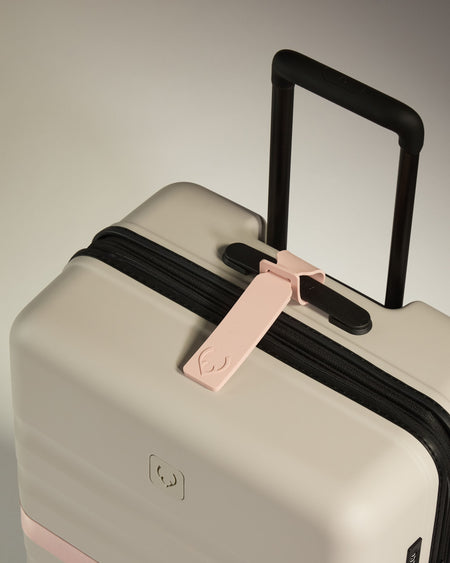 Luggage Tag in Moorland Pink