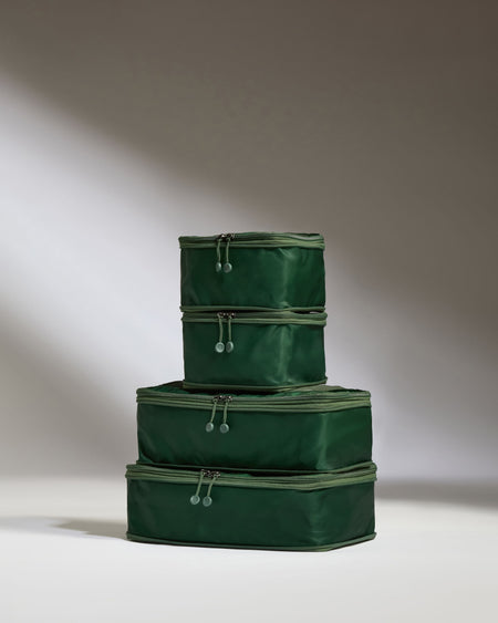 Packing Cubes in Green - Set of 4