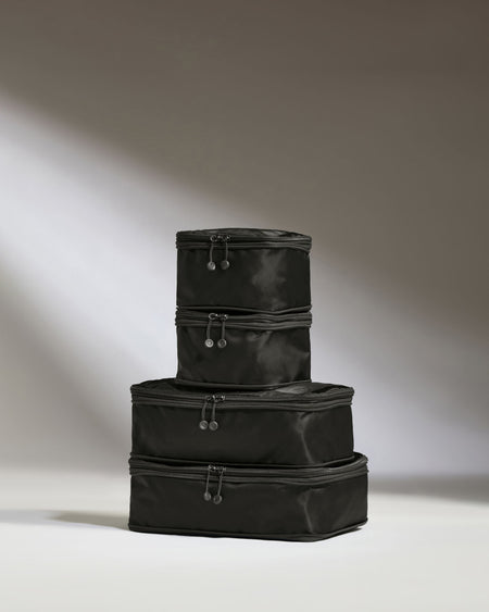 Packing Cubes in Black - Set of 4