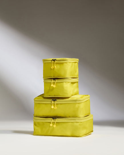 Packing Cubes in Gorse Yellow - Set of 4