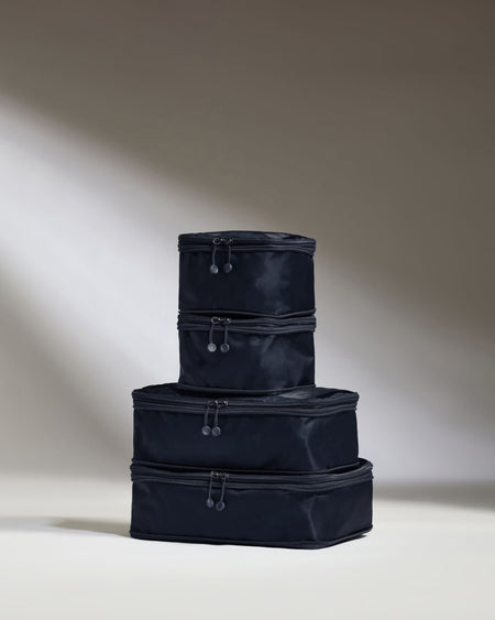 Packing Cubes in Navy Blue - Set of 4