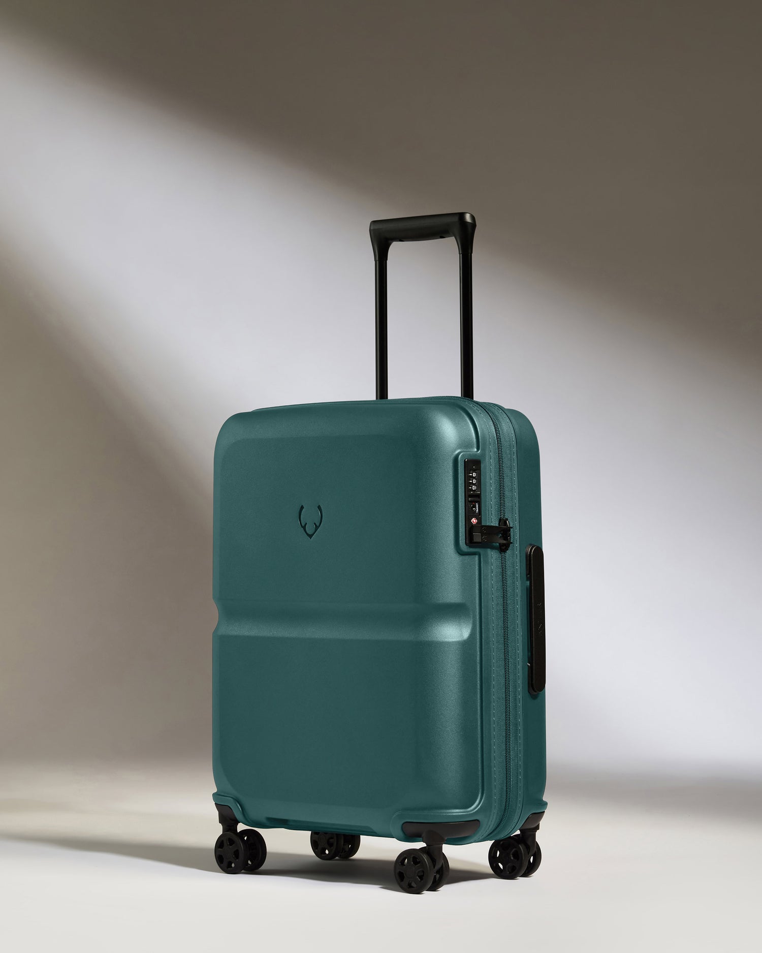 Cabin Suitcase in Marsh Blue - Single Stripe