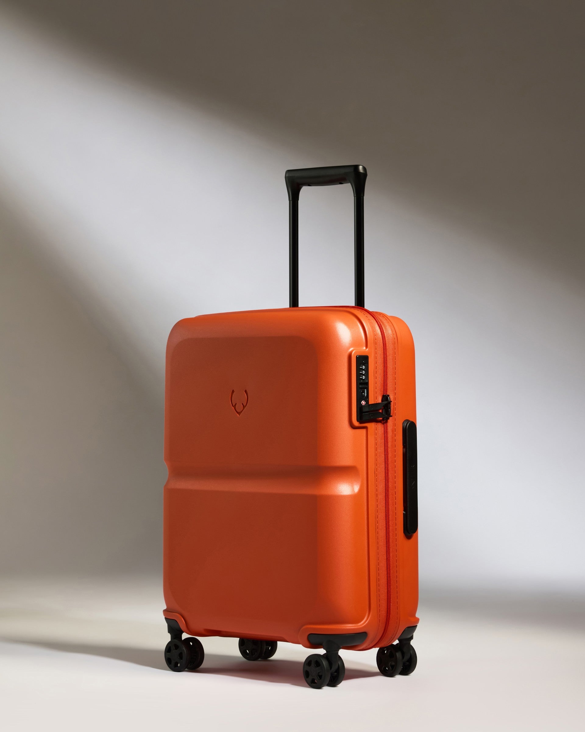 Cabin Suitcase in Ember Orange Single Stripe