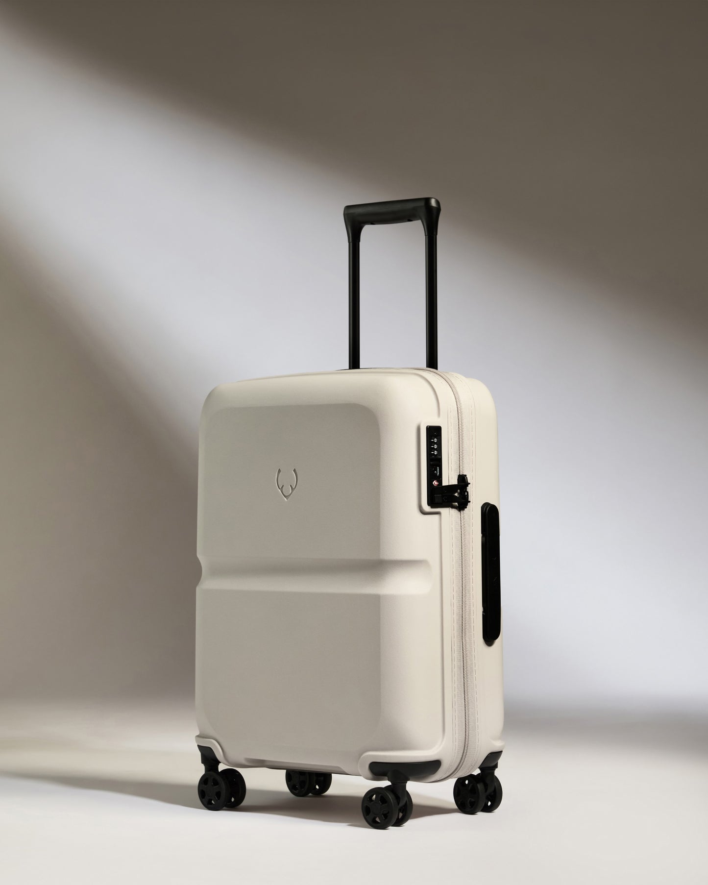 Cabin Suitcase in Taupe - Single Stripe