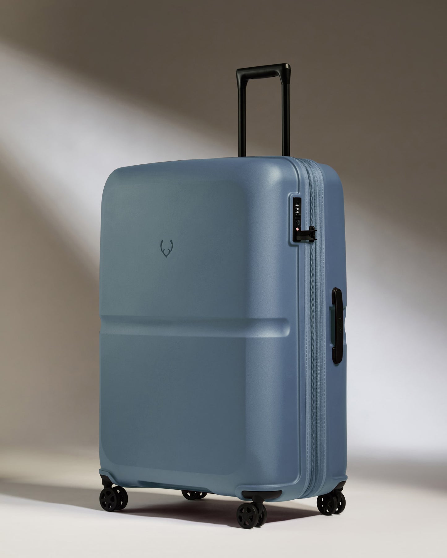 Large Suitcase in Cove Blue - Single Stripe