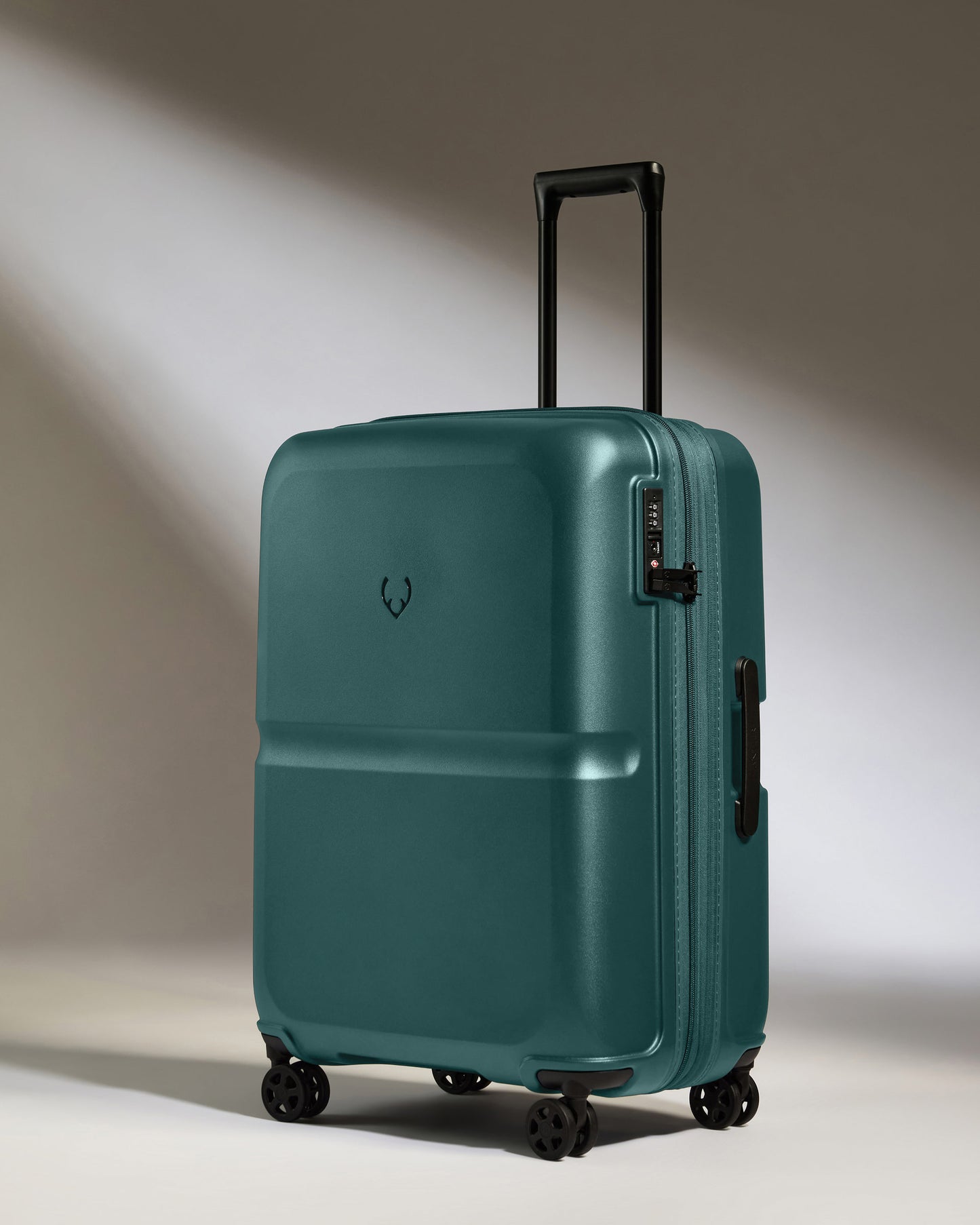 Medium Suitcase in Marsh Blue - Single Stripe