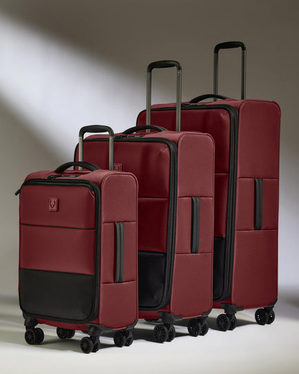 Lightest Suitcase Set in Cedar - Soft Stripe 2.0