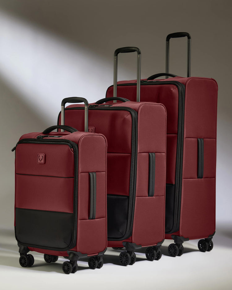 Lightest Suitcase Set in Cedar - Soft Stripe 2.0