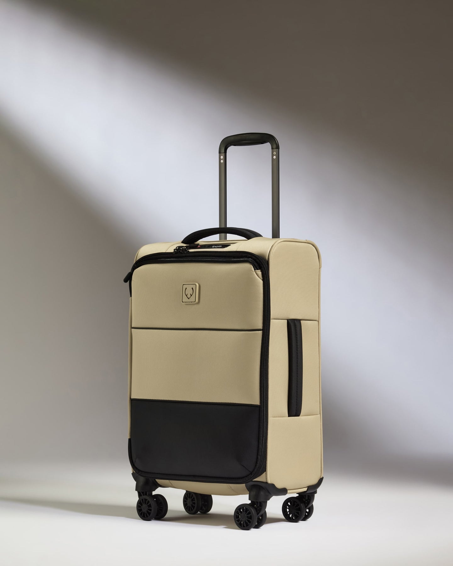 Lightest Cabin Suitcase in Sand - Soft Stripe 2.0