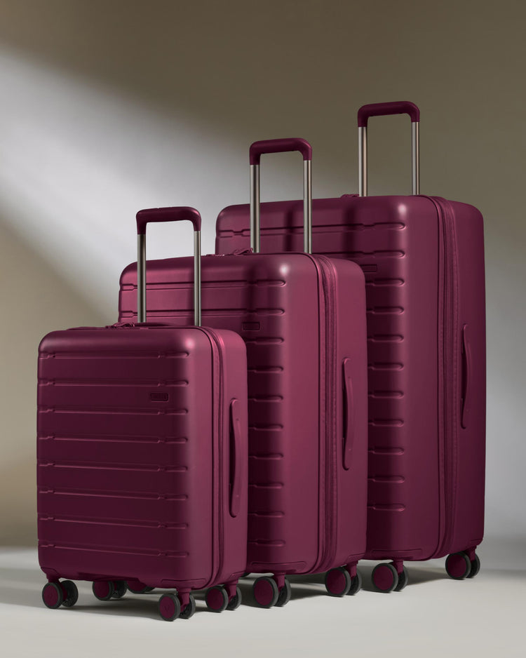Suitcase Set in Berry Red - Stamford 2.0