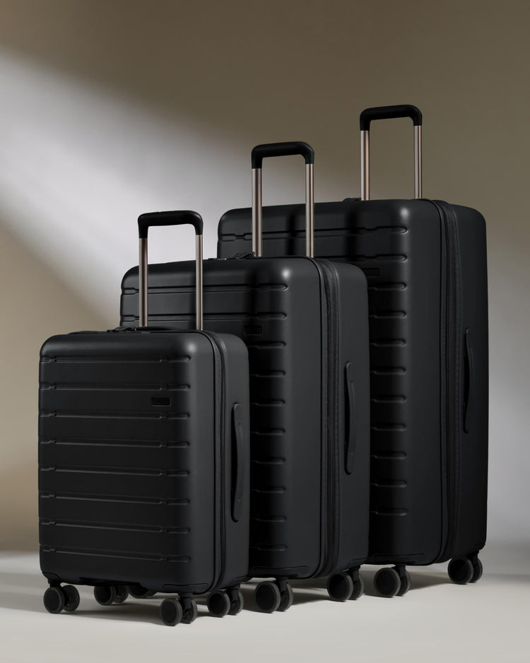 Suitcase Set in Midnight Black - Stamford 2.0
