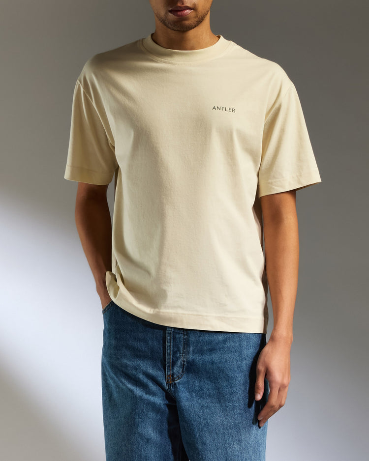 Travel Essential T-Shirt in Cream