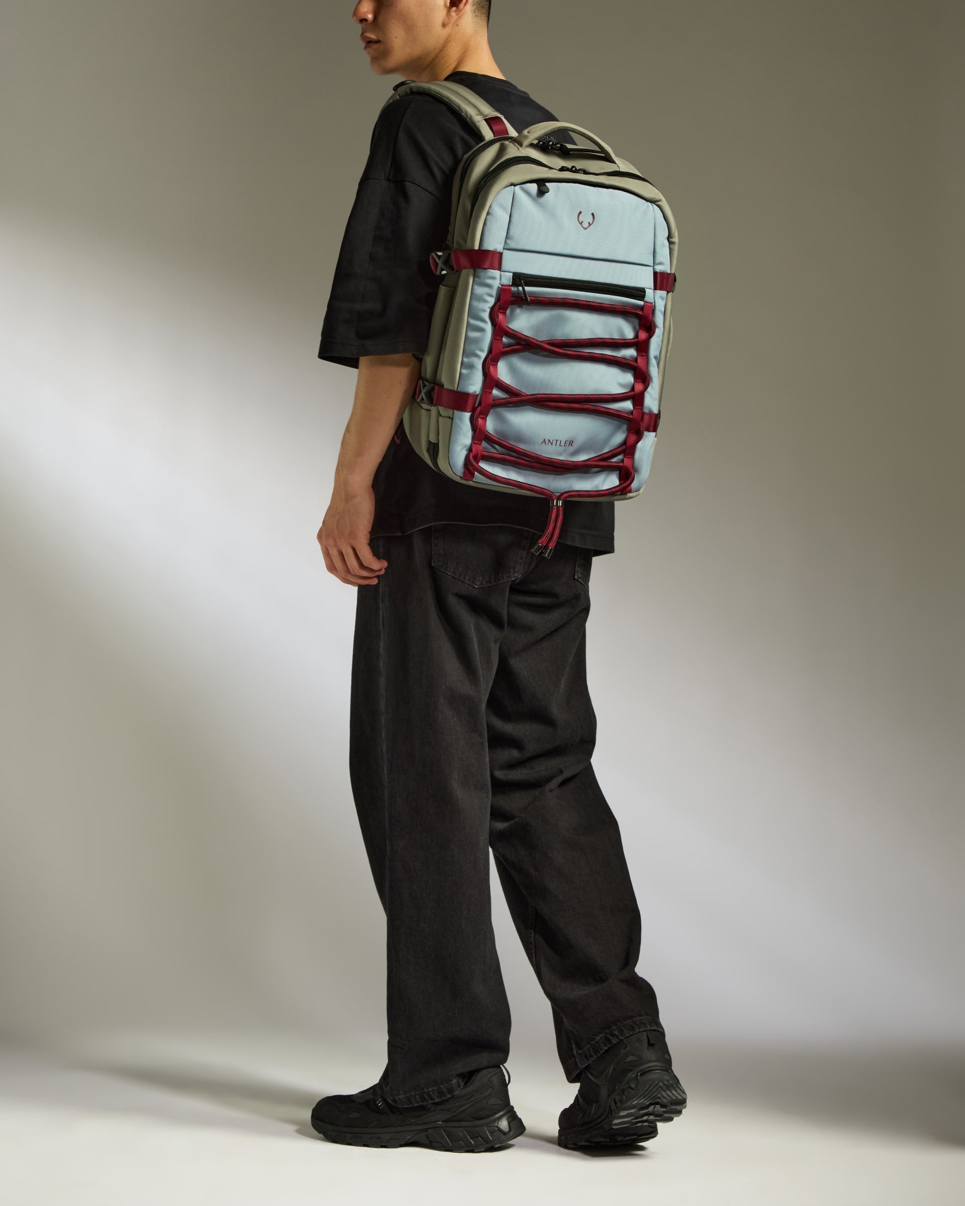 a person wearing a backpack