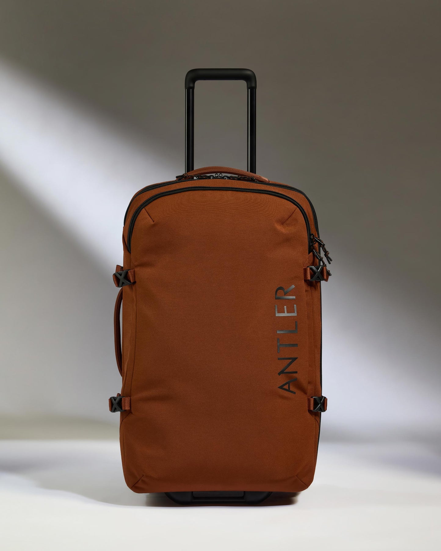 Discovery Wheeled Duffel in Clay Brown
