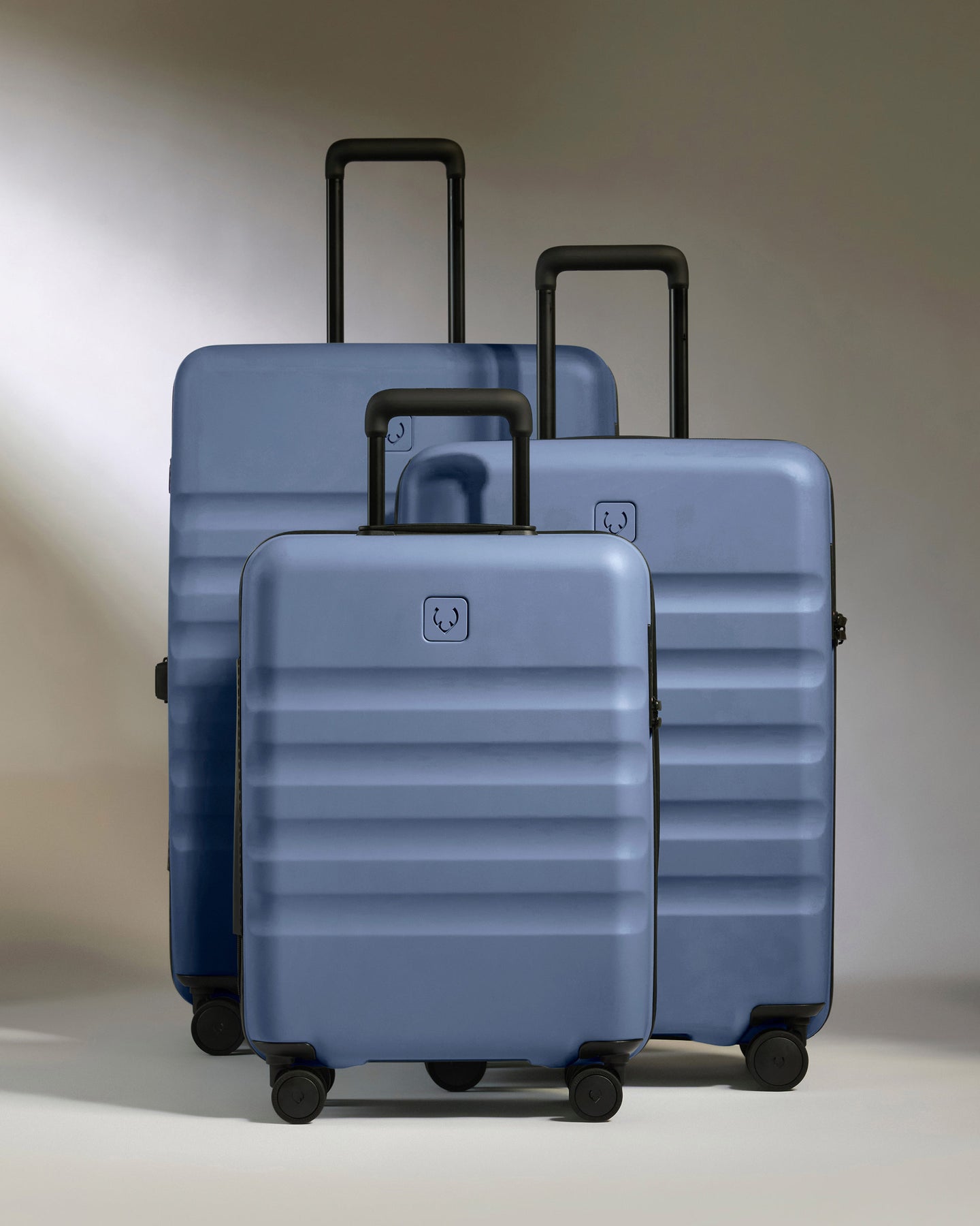 Suitcase Set in Ocean Blue - Icon Stripe