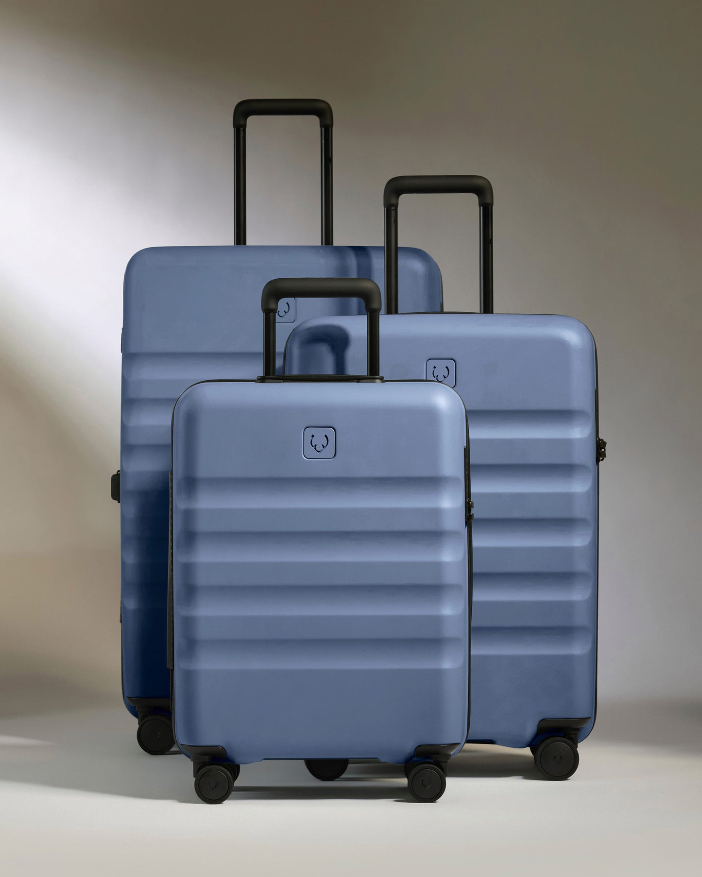 Suitcase Set in Ocean Blue - Icon Stripe