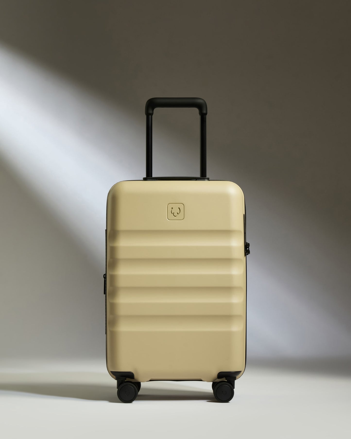 Expandable Cabin Suitcase in Dune Yellow - Icon Stripe