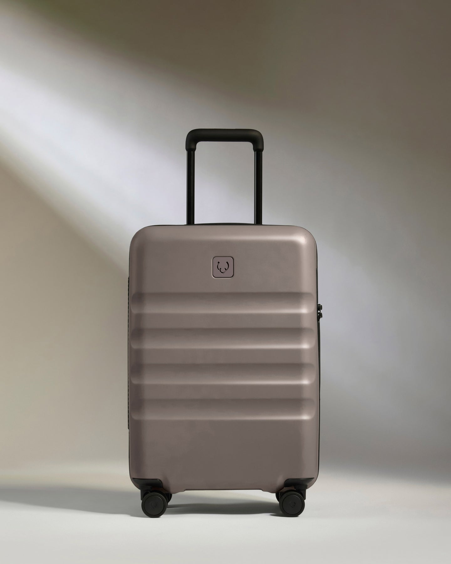 Large Cabin Suitcase in Pebble Grey - Icon Stripe