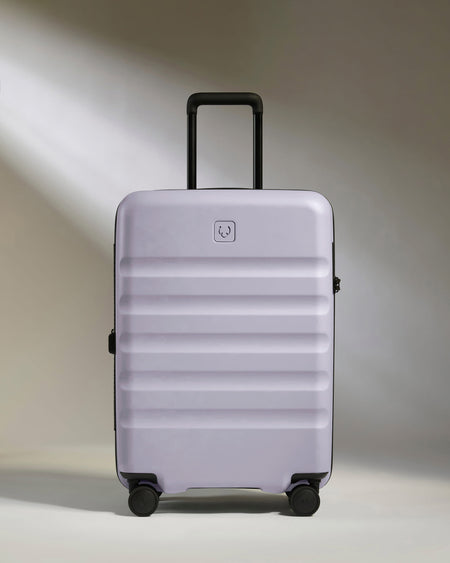 Medium Suitcase in Meadow Purple - Icon Stripe